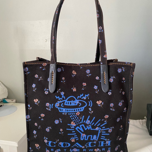 Coach Coach X Keith Haring Tote - Picture 1 of 9